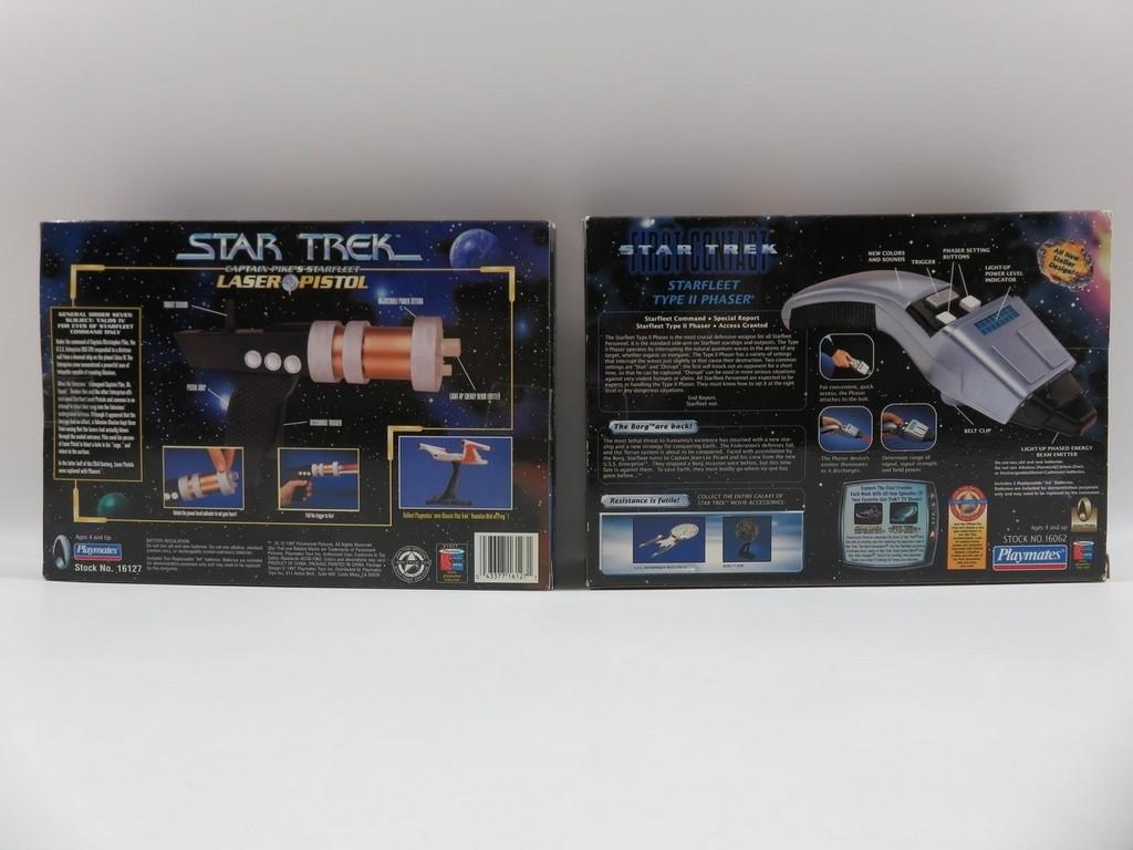 Star Trek Type II Phaser + Pike's Laser Pistol/Playmates
