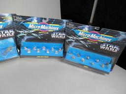 Star Wars Micro Machines Figures and Vehicles Lots