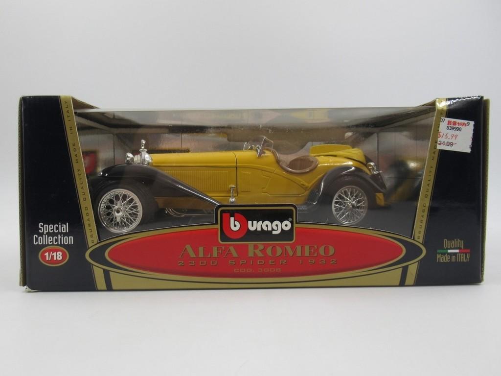 Bburago 1:18/1:24 Scale Die-Cast Vehicle Lot