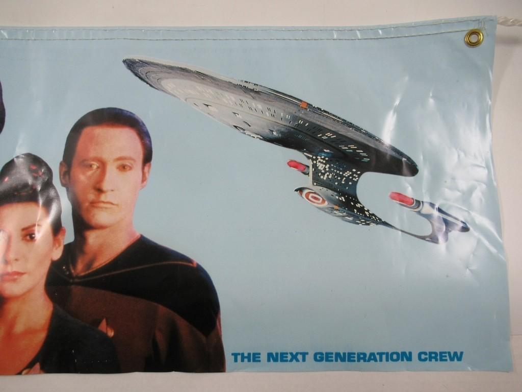 Star Trek On Video 10 Foot Vinyl Banner (x2, 1992)