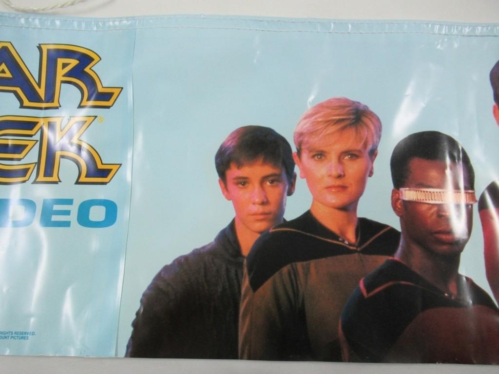 Star Trek On Video 10 Foot Vinyl Banner (x2, 1992)