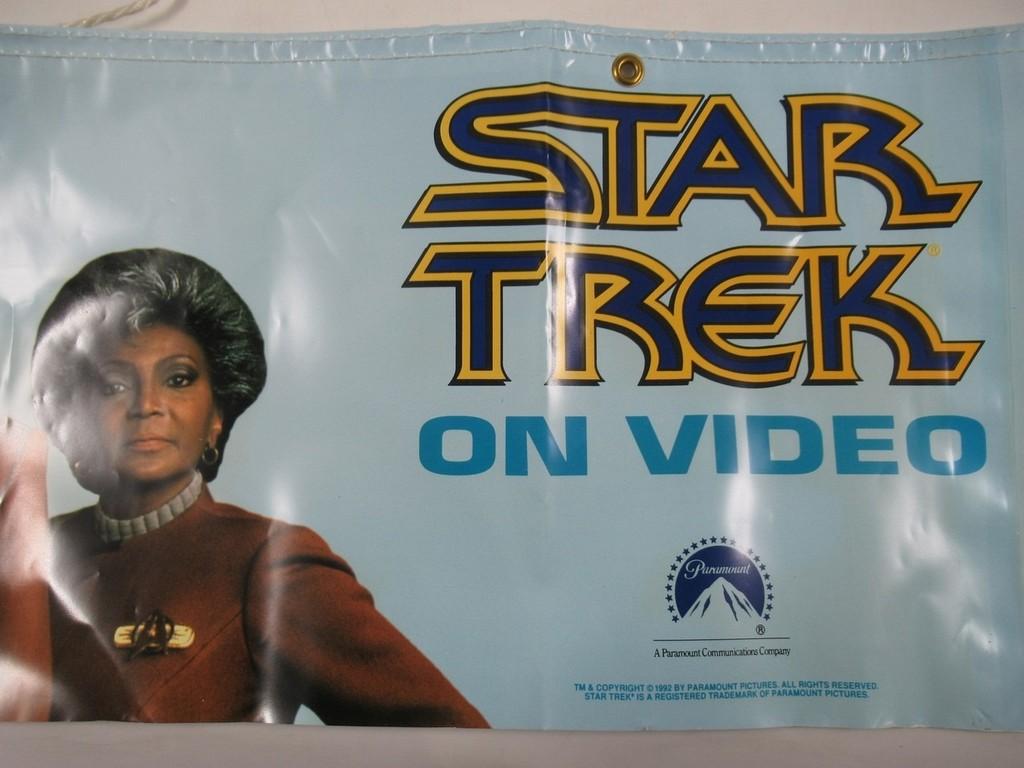 Star Trek On Video 10 Foot Vinyl Banner (x2, 1992)