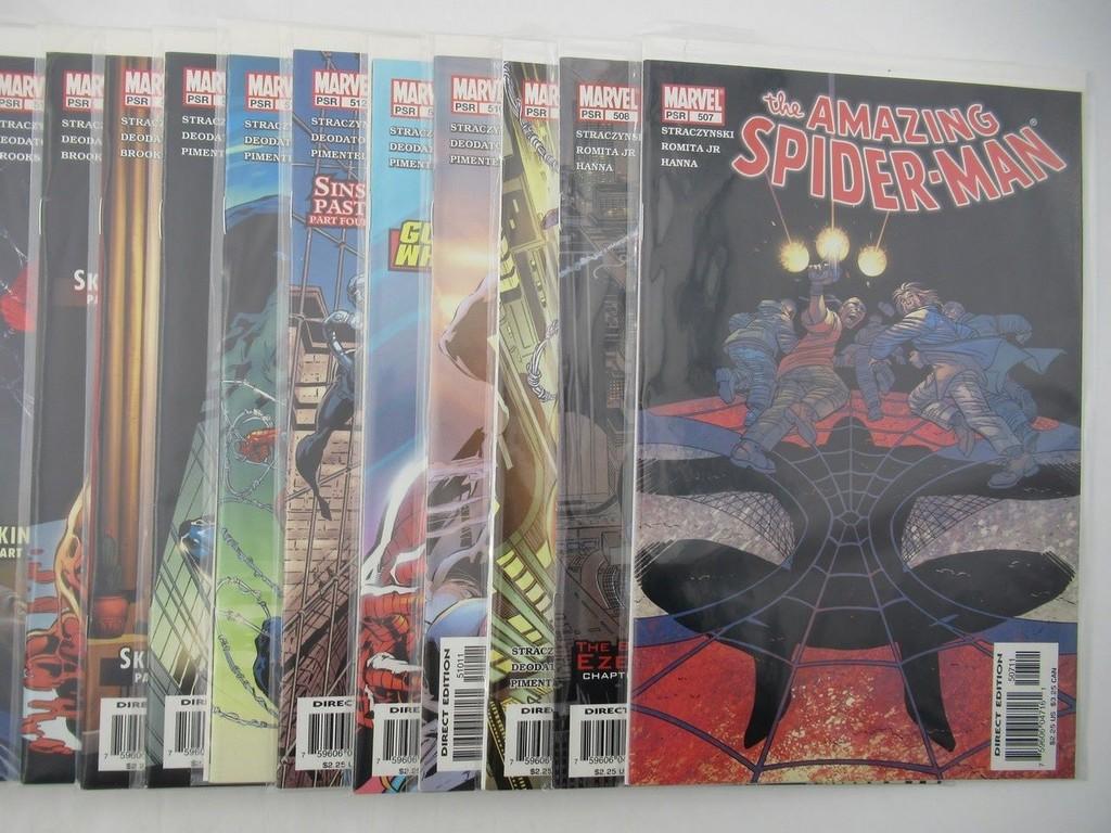 Amazing Spider-Man #500-516/518-520/522-529/532/1st Iron Spider!