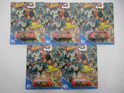 Batman Hot Wheels Premium 1/64 Scale Set of 5 (x5) - 25 Vehicles!