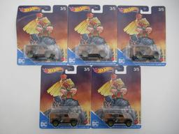 Batman Hot Wheels Premium 1/64 Scale Set of 5 (x5) - 25 Vehicles!