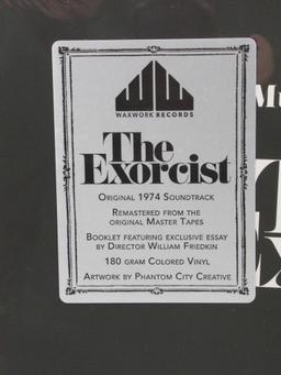 The Exorcist Motion Picture Soundtrack Waxwork Records