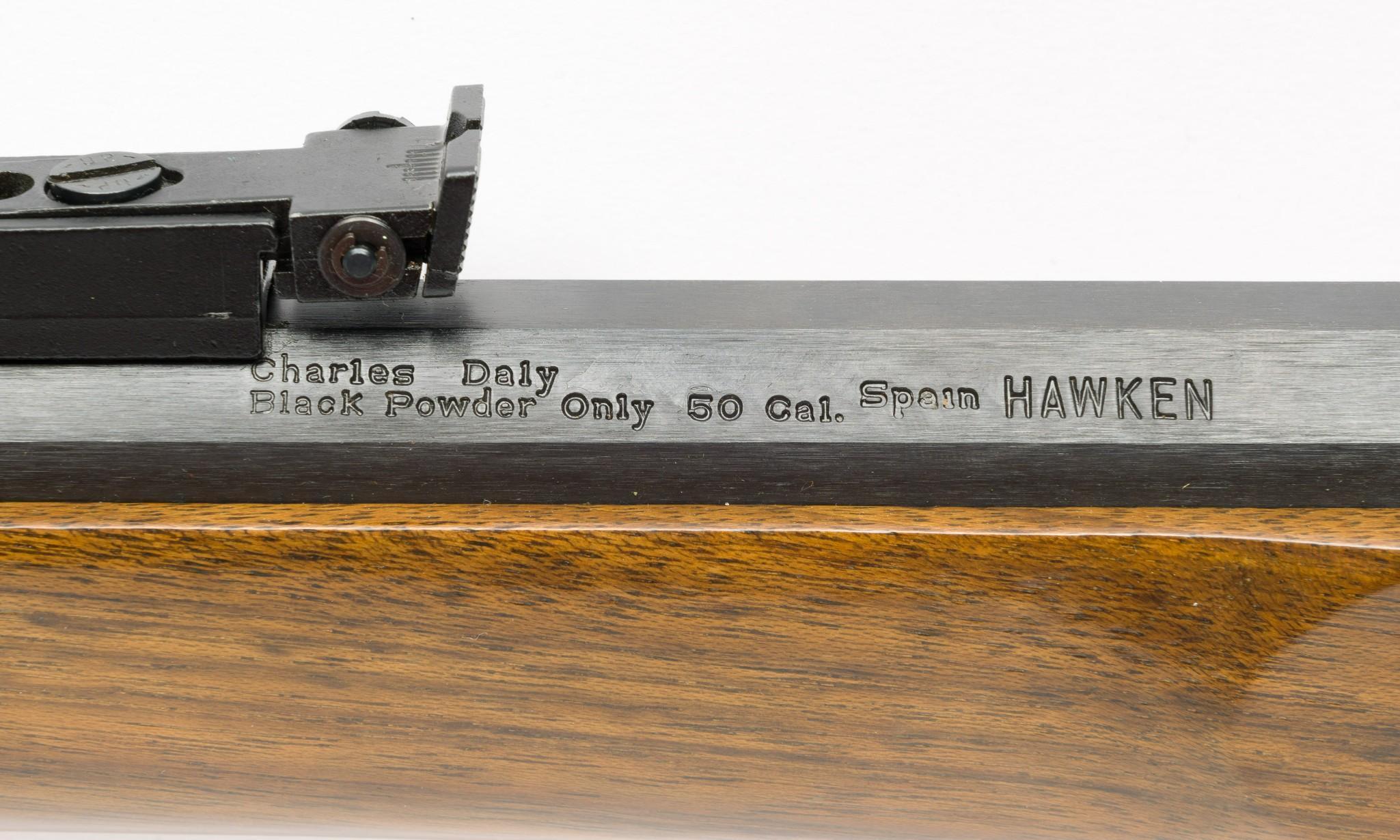 Charles Daly "Hawken" Flintlock Rifle, Caliber .50