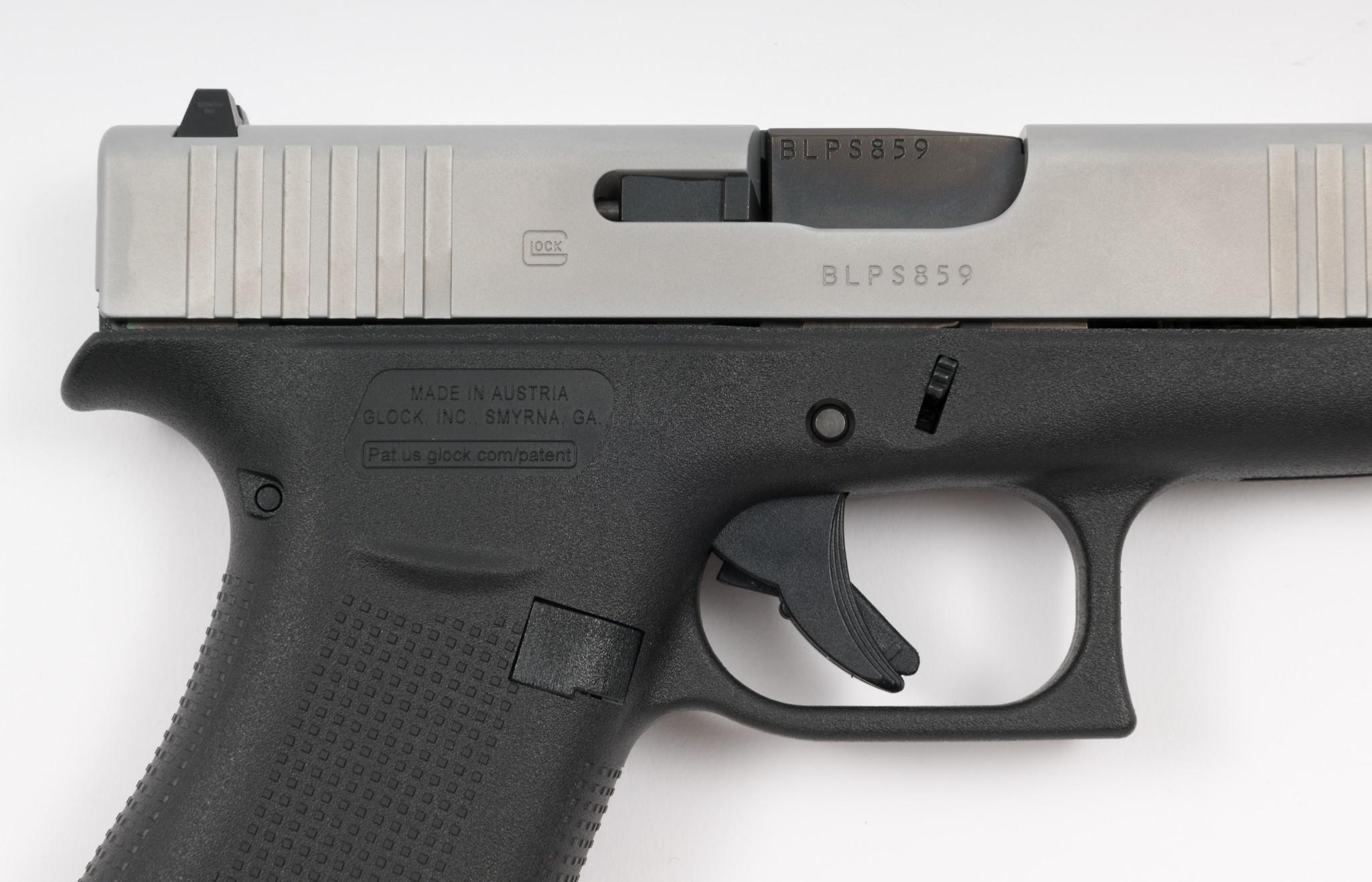 Glock 43X Semi Auto Pistol, Caliber 9mm Luger