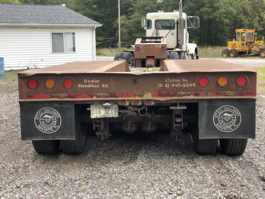 2000 Witzco Challenger MD-RG-50 Lowboy Trailer,