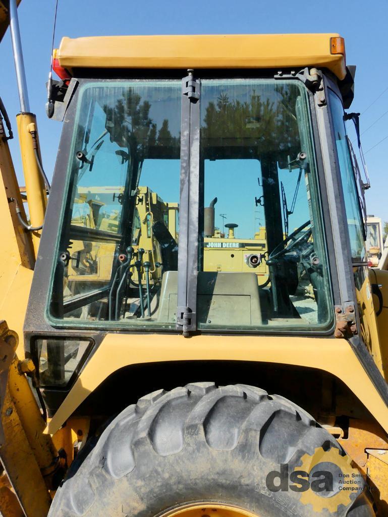 1995 Deere 310D Loader Backhoe, S/N T0310DG811688, Cab, Heat, 4X4, Turbo, Quick Coupler, Meter Reads