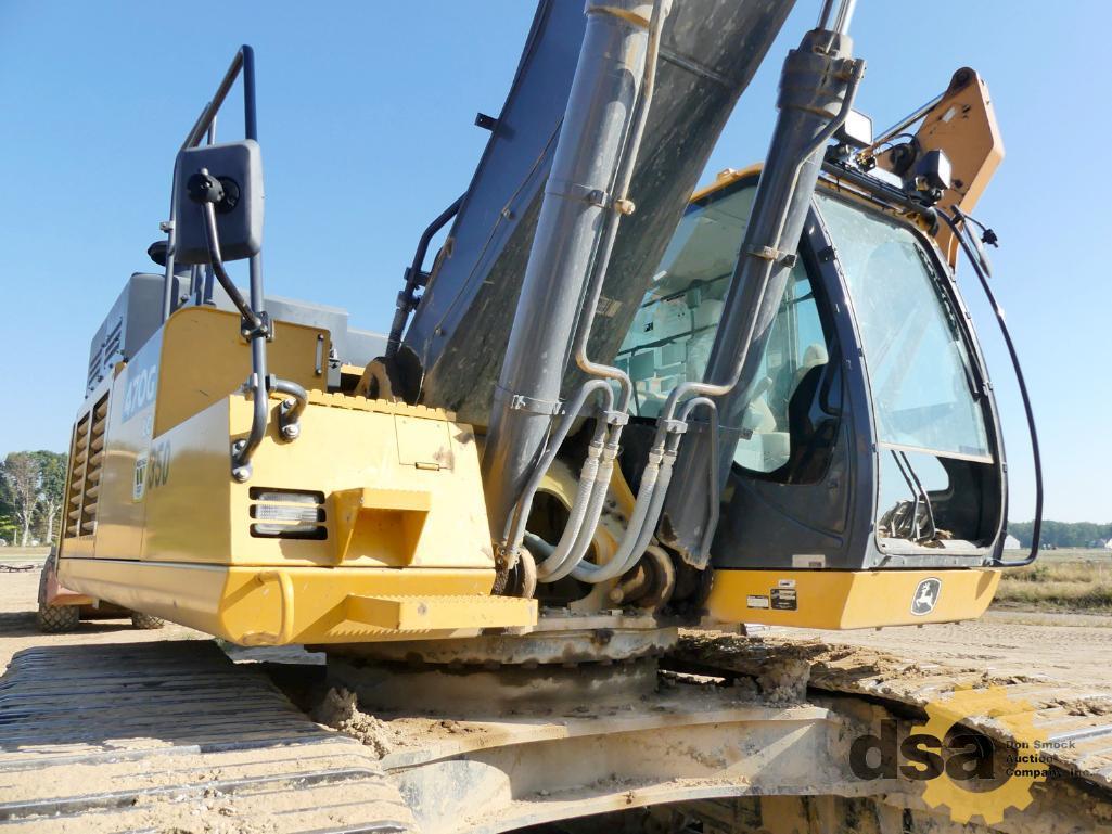 2015 Deere 470GLC Excavator, S/N 1FF470GXCFE471151, Meter Reads 5,288 Hours, Cab, Heat, Air Conditio
