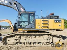 2015 Deere 470GLC Excavator, S/N 1FF470GXCFE471151, Meter Reads 5,288 Hours, Cab, Heat, Air Conditio