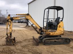 2000 John Deere 27 ZTS Mini Excavator,