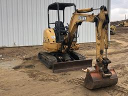 2000 John Deere 27 ZTS Mini Excavator,