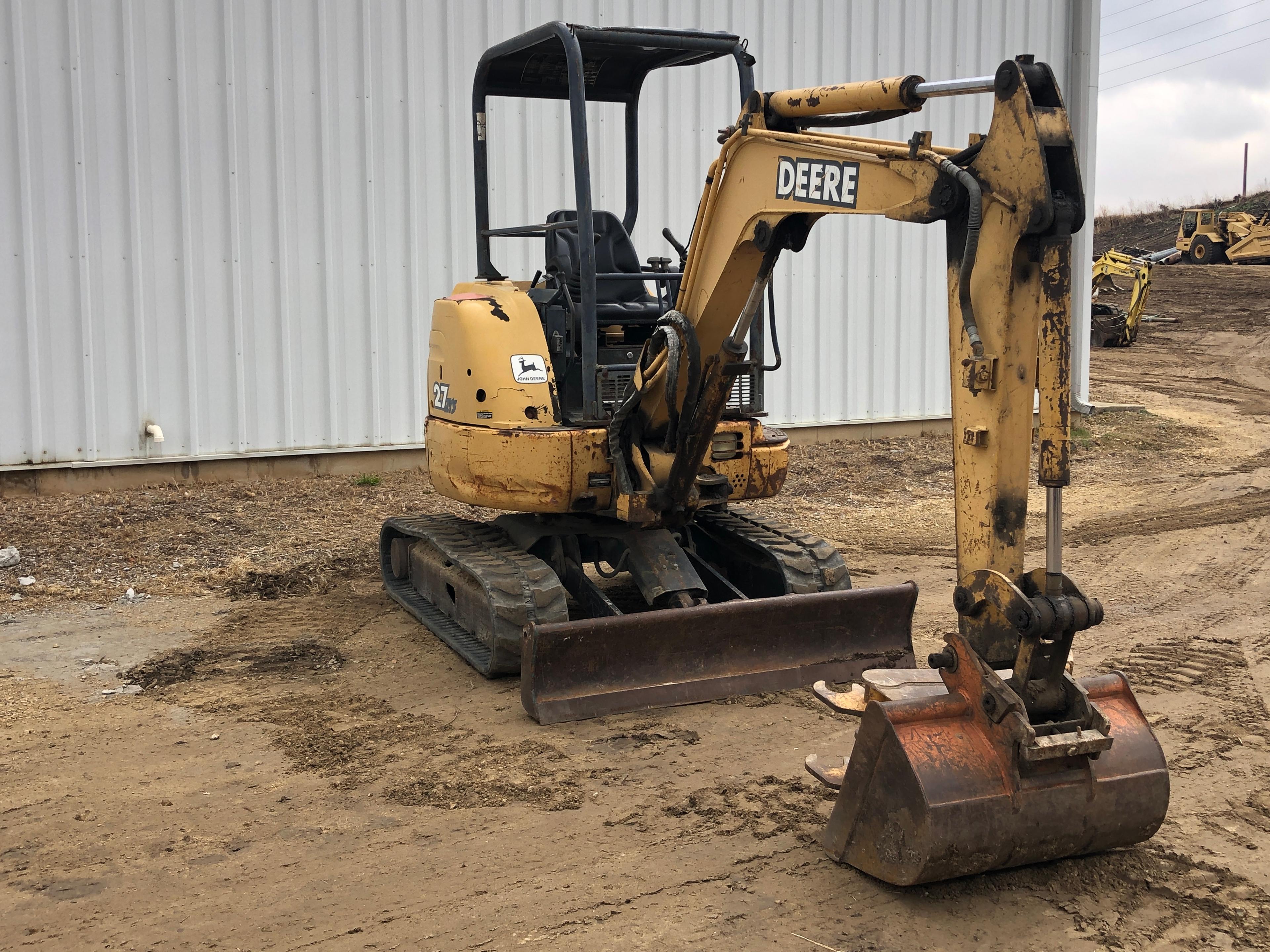 2000 John Deere 27 ZTS Mini Excavator,