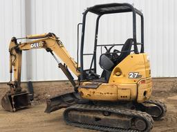 2000 John Deere 27 ZTS Mini Excavator,
