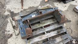 Loader Hitch Plate Attachment