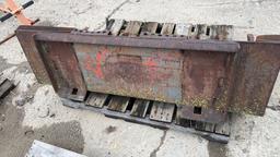 60"Skid Steer Bucket with Teeth