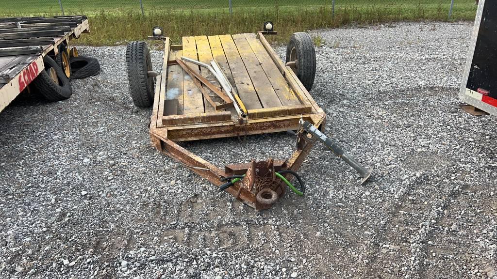 Single Axle Tilt Top Trailer,