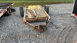 Single Axle Tilt Top Trailer,