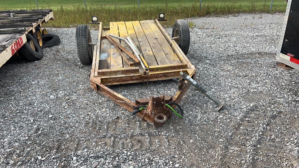Single Axle Tilt Top Trailer,
