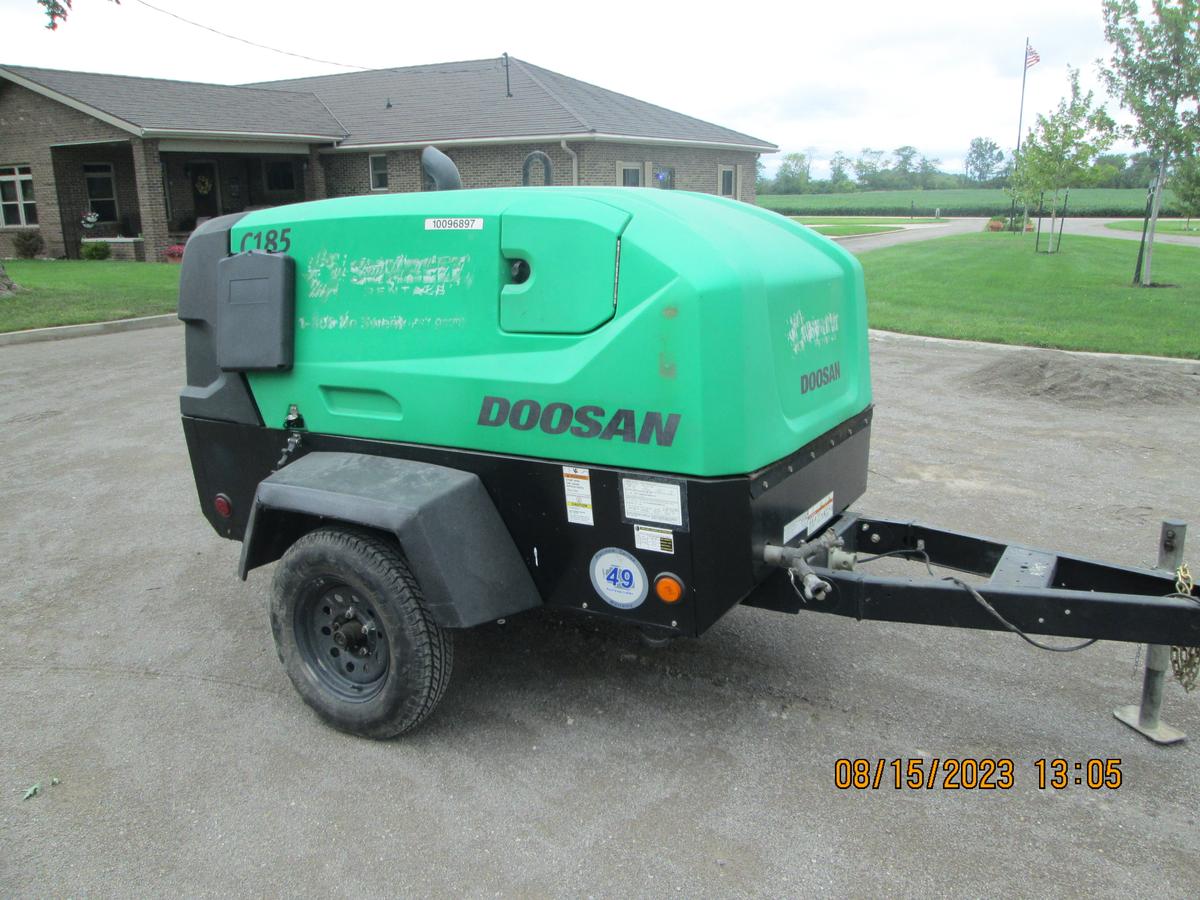 2018 Doosan C185 WD2 Air Compressor,