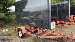 2008 Wanco Trailer Mounted Message Board,