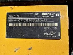 2019 Cat 313FL Excavator,