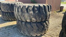 (2) 29.5-35 Scraper Tires