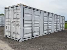 40' Container, Four Side Doors