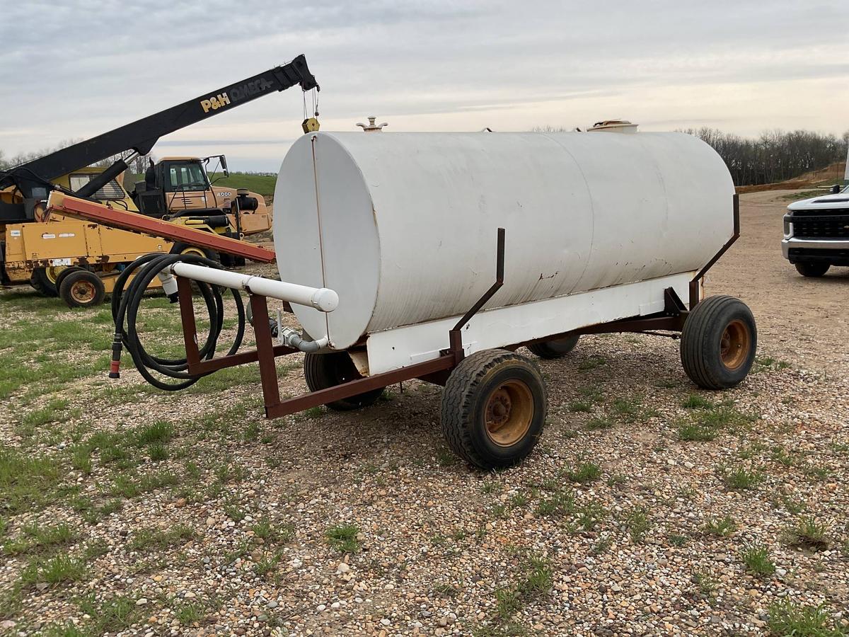 1,500 Gallon Fabricated Water Wagon