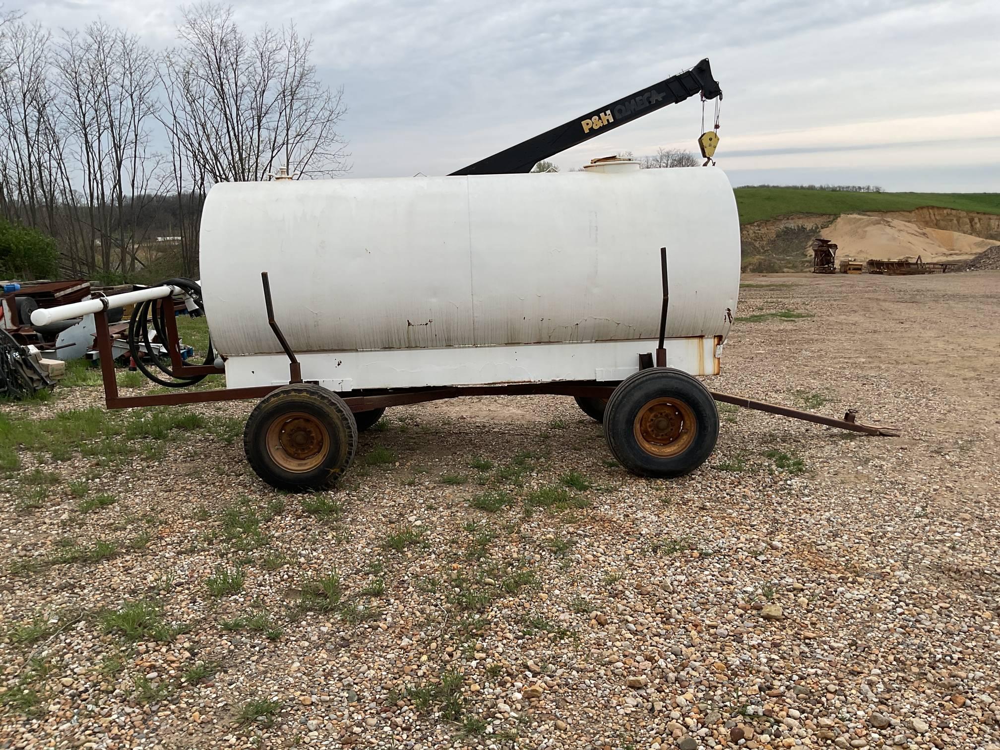 1,500 Gallon Fabricated Water Wagon