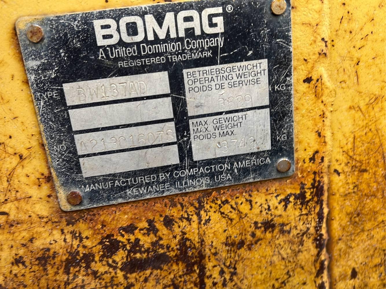 Bomag BW137AD  Smooth Drum Compactor