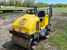 Wacker RD12 Smooth Double Drum Roller
