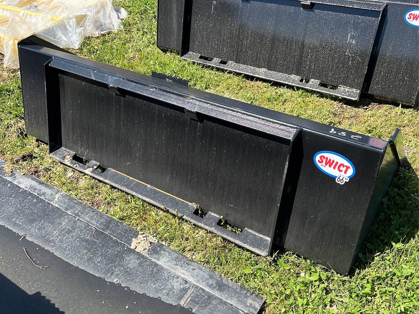 Unused 66" Swict Skid Loader Bucket