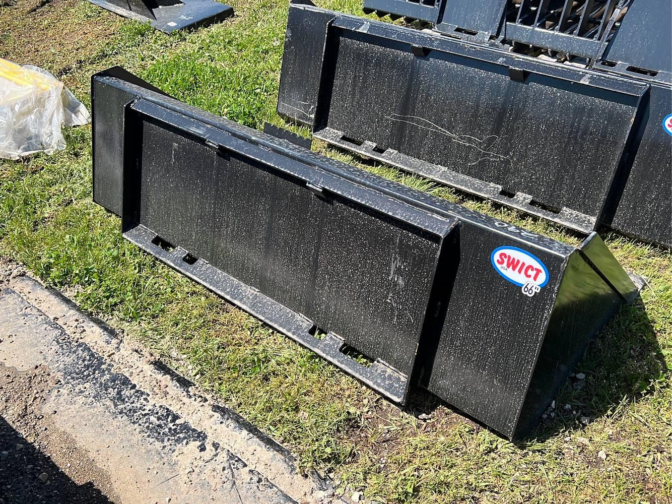 Unused 66" Swict Skid  Loader Bucket