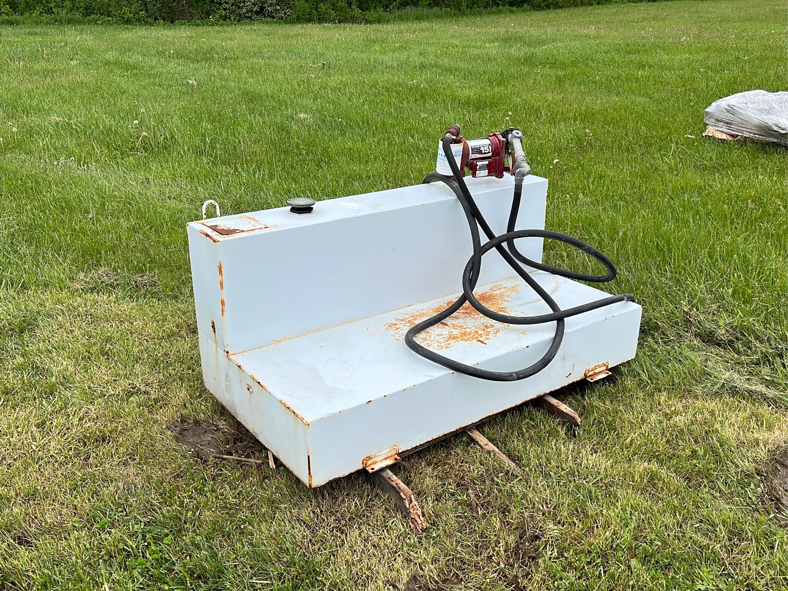 100 Gallon L Shaped Fuel Tank