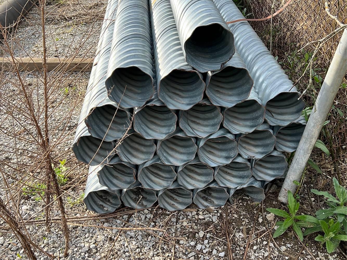 6" Corrugated Drain Pipe (25.5 Sticks)