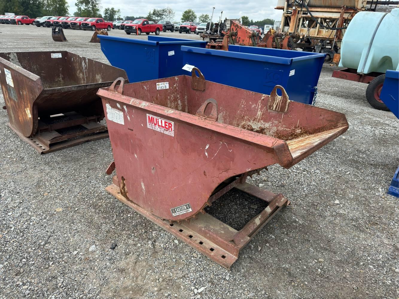 Muller Concrete Fork Dumpster