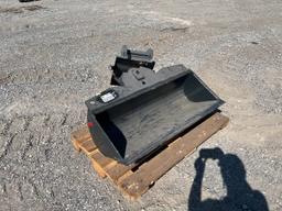 Mongo 42” Tilt Bucket Fits a Bobcat X- Change