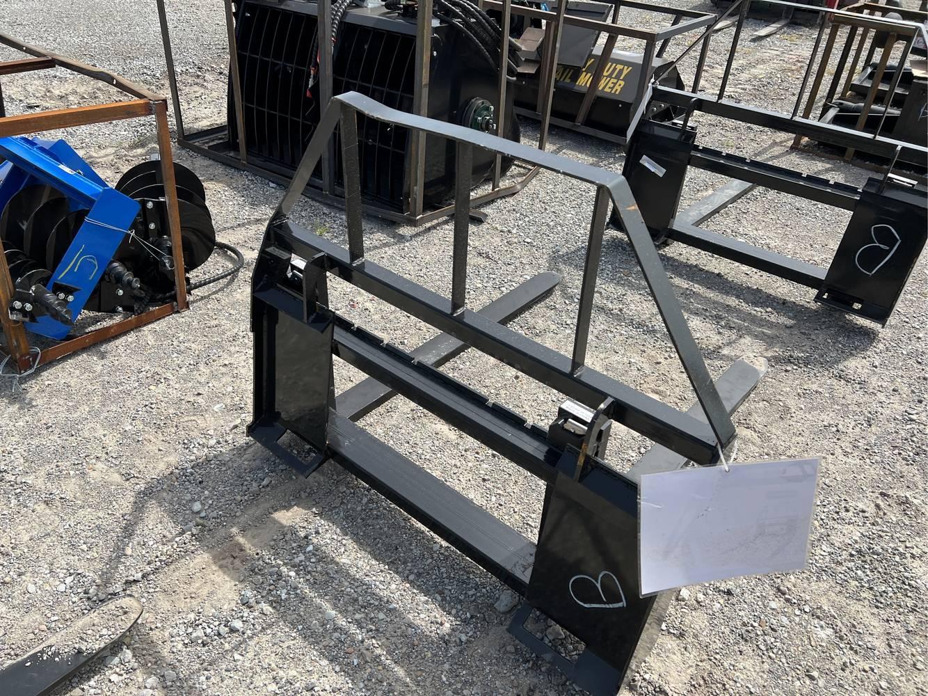 Unused 48" Skid Loader Pallet Forks