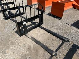 Unused 48” Tomahawk Skid Loader Pallet Forks