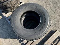 (2) Goodyear Wrangler All-Terrain Kevlar, (1) Goodyear Wrangler SR-A LT235/85R16 Tires