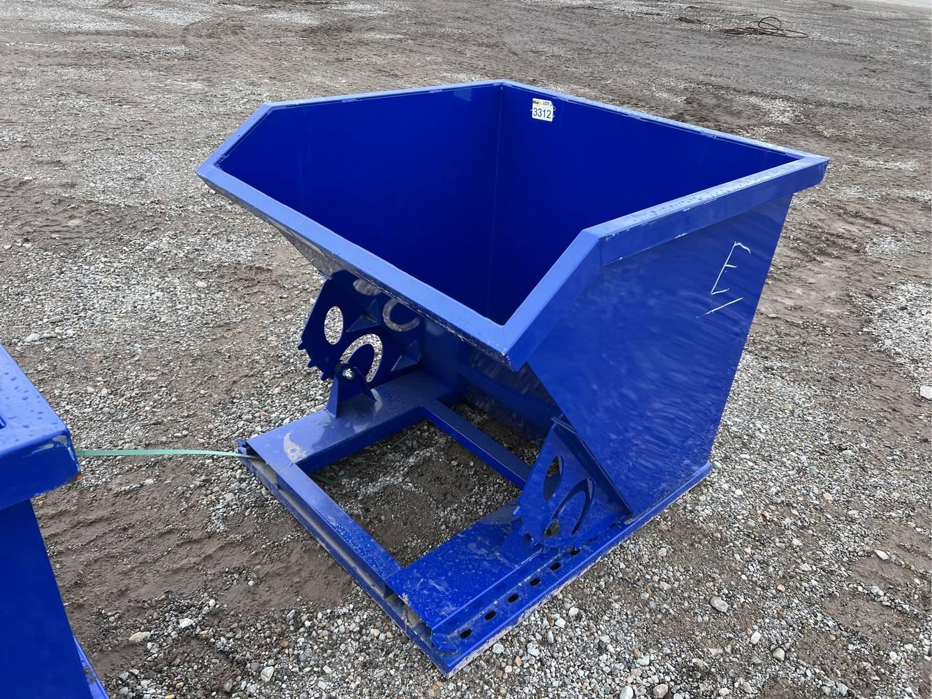 Unused Concrete Dumpster