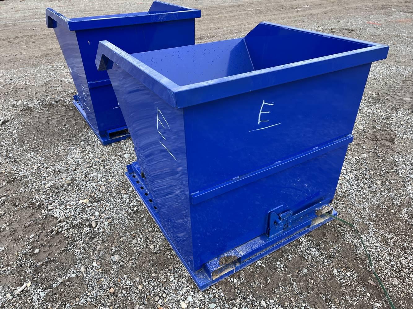 Unused Concrete Dumpster