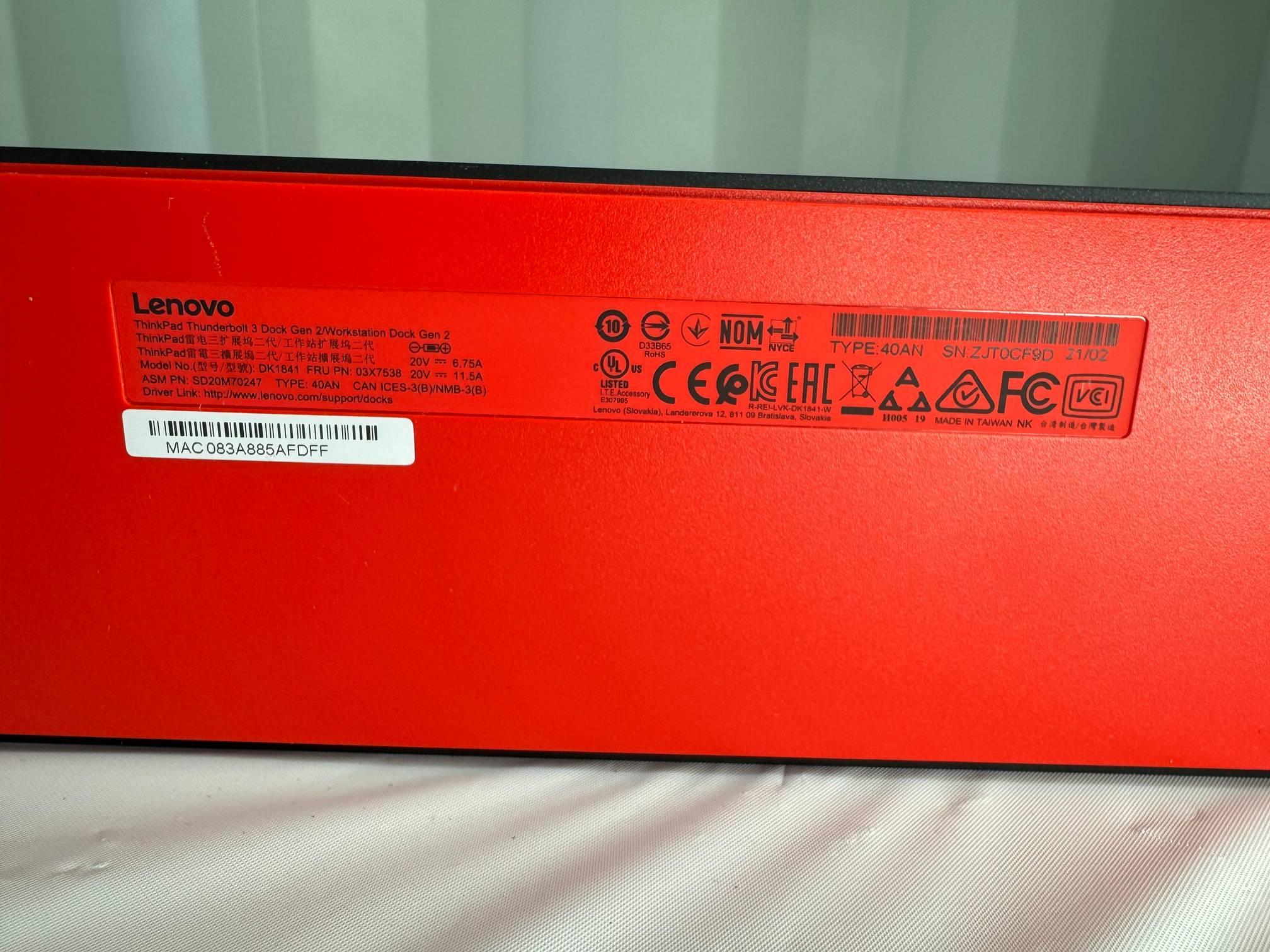 Lenovo Thinkbook 15 G4 ABA Laptop, Lenovo ThinkPad 40AN Thunderbolt 3 Dock Gen2