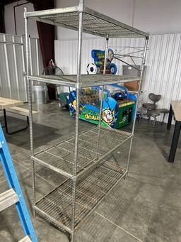 48” x 21” x 75” Metal Storage Rack, 4 Shelves