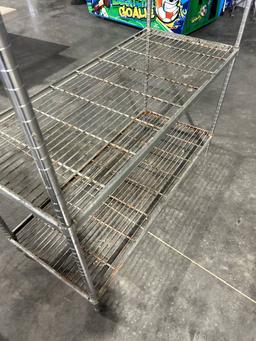 48” x 21” x 75” Metal Storage Rack, 4 Shelves
