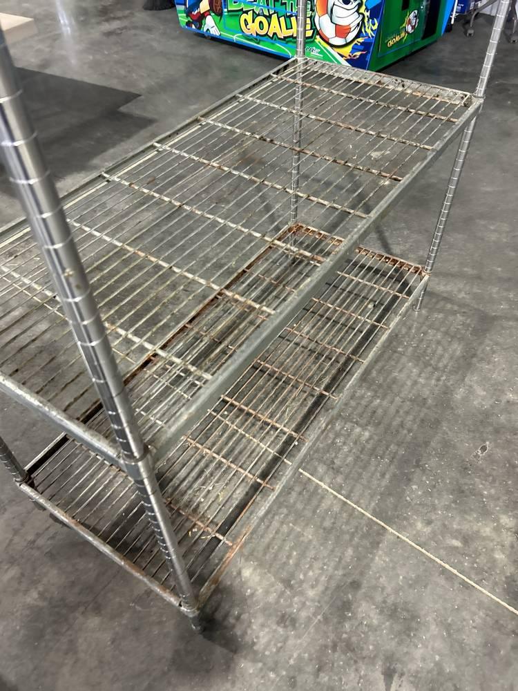 48” x 21” x 75” Metal Storage Rack, 4 Shelves