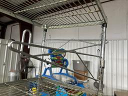48” x 21” x 75” Metal Storage Rack, 4 Shelves